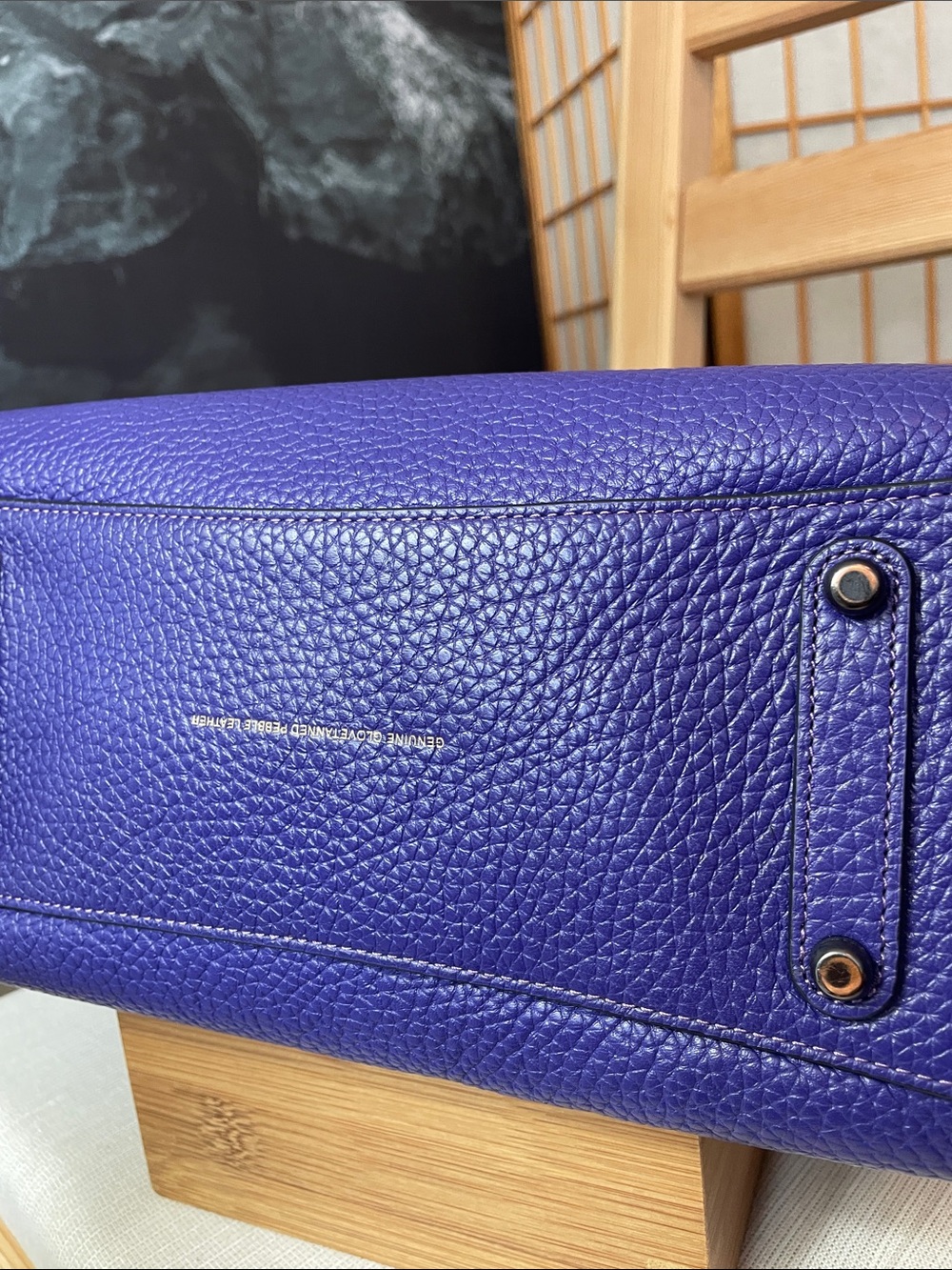 Coach 1941 X Disney Purple "Dark Fairy Tale" Pebble Leather Rogue 25 Satchel Bag - Picture 11 of 17